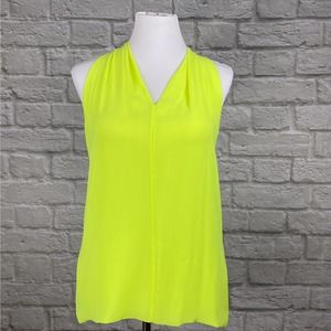 Vince Camuto Neon Green Sleeveless Top